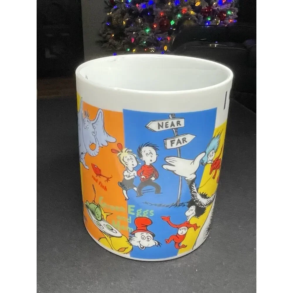 Dr Seuss with Thing 1 & 2 Universal Islands Adventure I Love Mom 12 oz Cup Mug‎